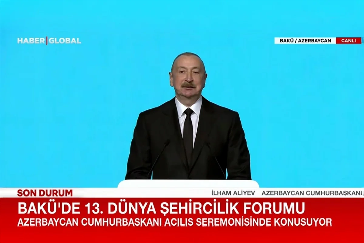 Haber Global İlham Əliyevin Bakıda keçirilən WUF13-dəki çıxışından videosüjet hazırlayıb