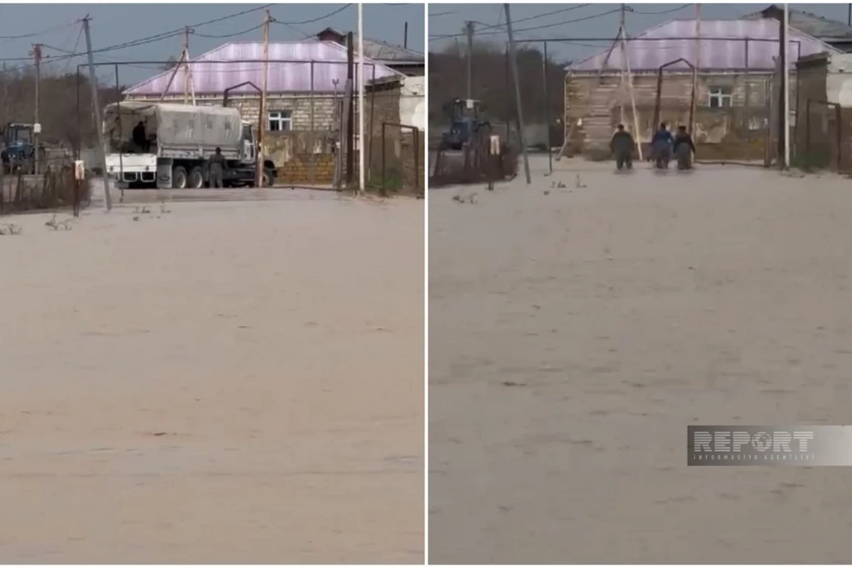 Xızının Sitalçay kəndində köməksiz vəziyyətdə qalan sakinlərin xilas edilməsinə başlanılıb