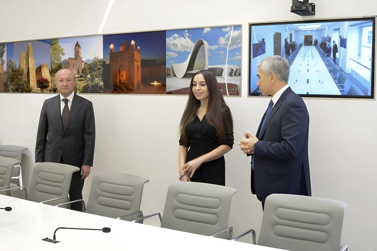 Лейла Алиева ознакомилась с Азербайджанской комнатой в Женевском офисе ООН