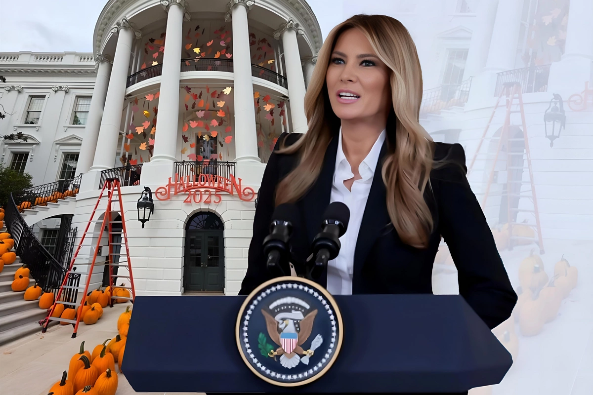 Мелания Трамп показала, как украсила Белый дом к Хэллоуину Мелания Трамп показала, как украсила Белый дом к Хэллоуину