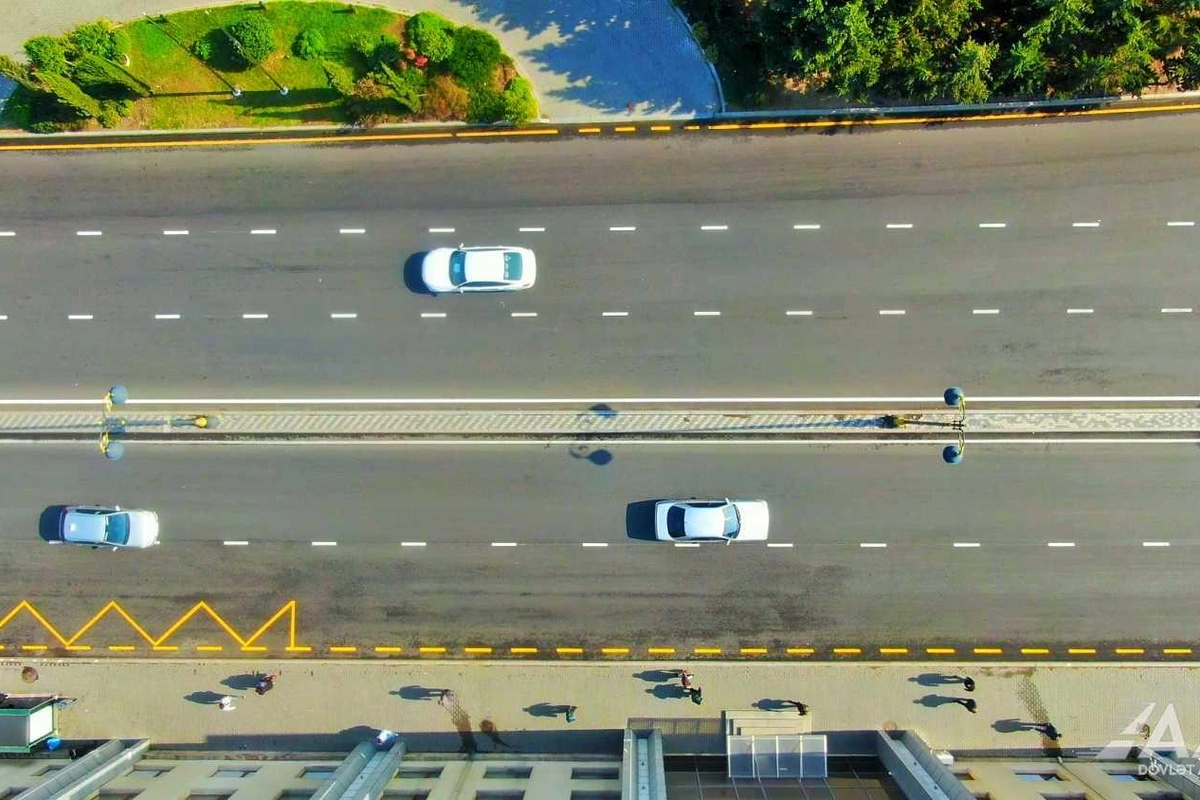 Bakının Həsən bəy Zərdabi küçəsi təmir olunub Bakının Həsən bəy Zərdabi küçəsi təmir olunub