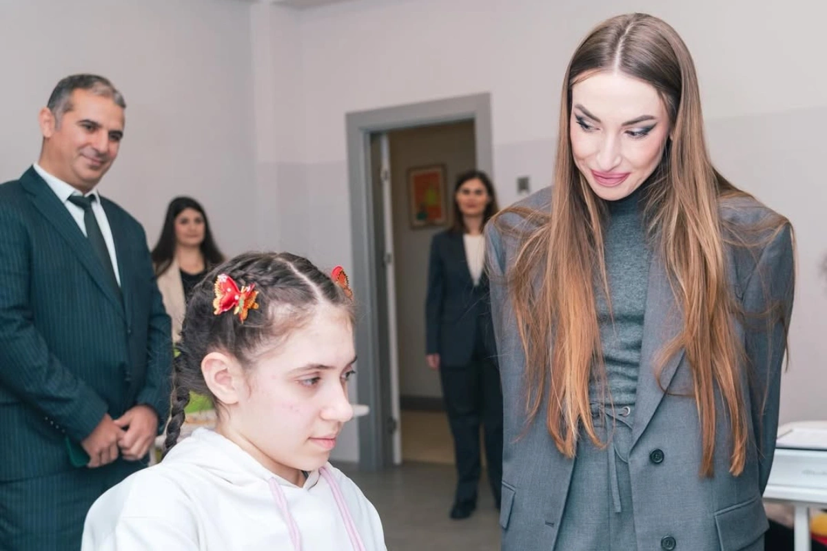 Alyona Əliyeva Autizm Mərkəzindən paylaşım edib