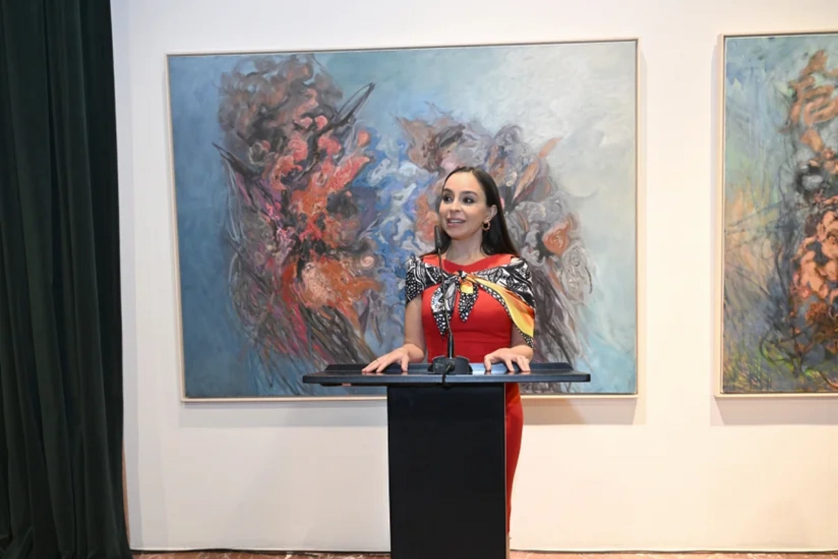 Leyla və Arzu Əliyevalar Tiranada MAMA Ana təbiət beynəlxalq incəsənət sərgisinin açılışına qatılıblar