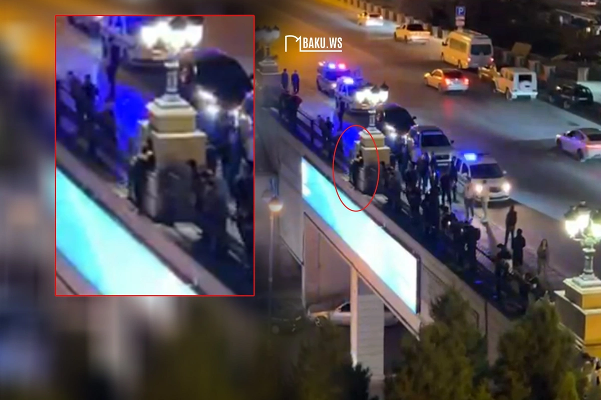 Bakıda intihar etmək istəyən şəxsi polislər fikrindən yayındırdı