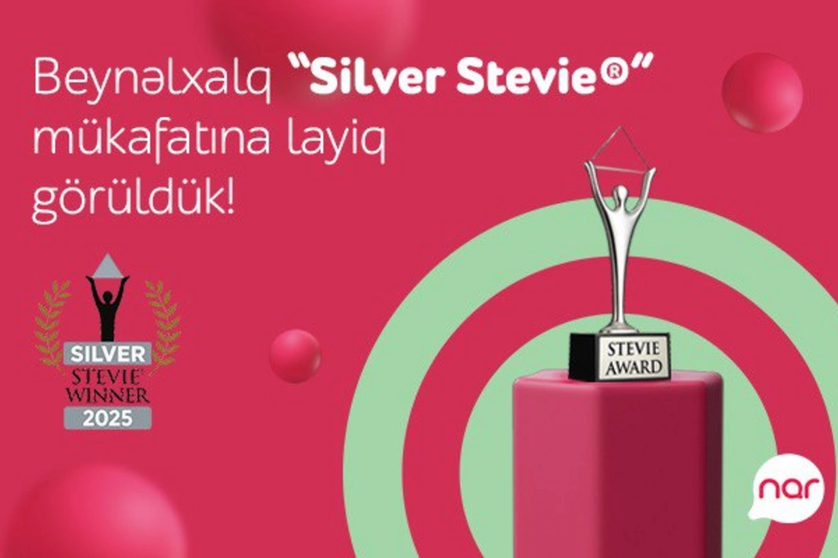 Nar has been awarded the prestigious Stevie prize