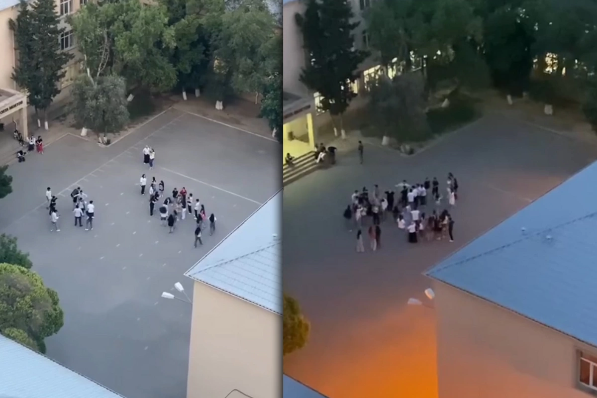 Видео из бакинской школы вызвало бурные обсуждения Видео из бакинской школы вызвало бурные обсуждения