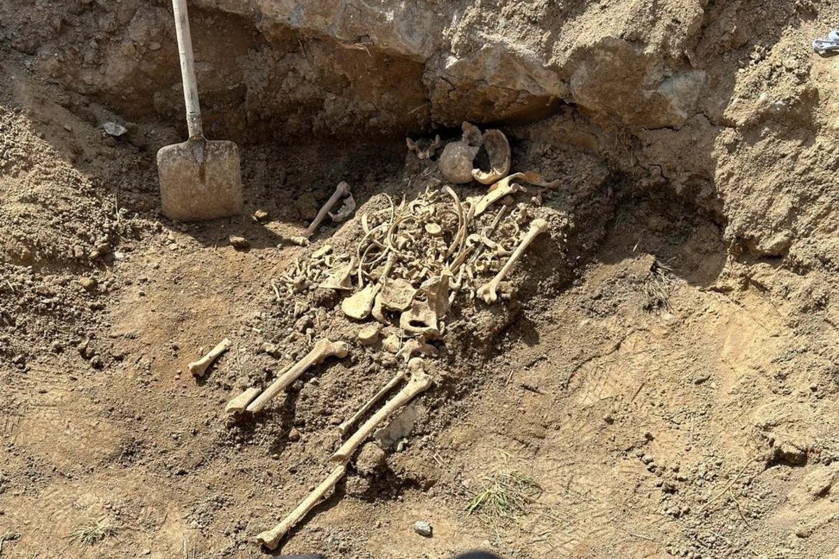 В Агдамском районе обнаружены фрагменты человеческого скелета