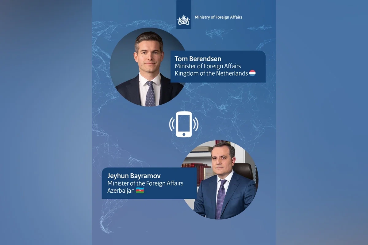 Azərbaycan və Niderlandın XİN başçıları regional məsələlər ətrafında fikir mübadiləsi aparıblar