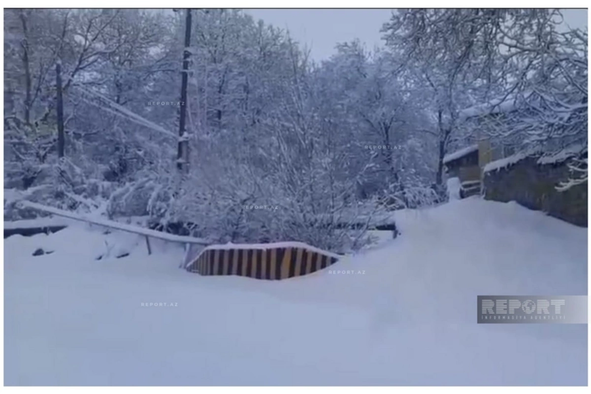 Naxçıvanda qar örtüyünün qalınlığı 56 sm-ə çatıb