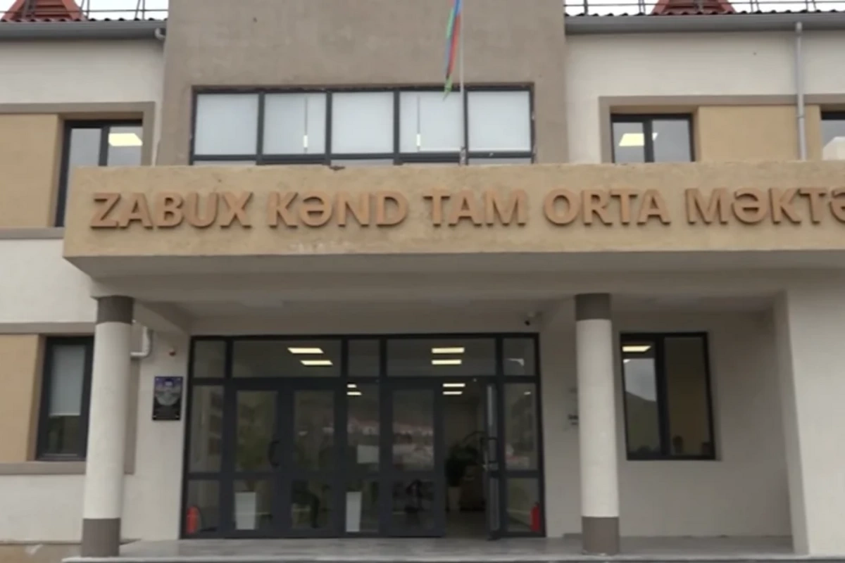 Burada təhsil almaq qürurvericidir - Zabux kəndinin yenilənən təhsil müəssisələri