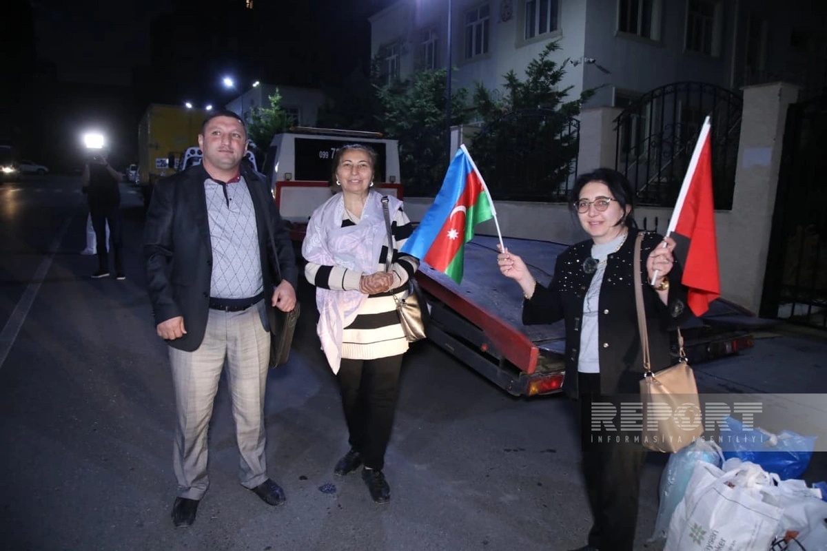 Növbəti köç karvanı Kəlbəcər şəhərinə çatıb