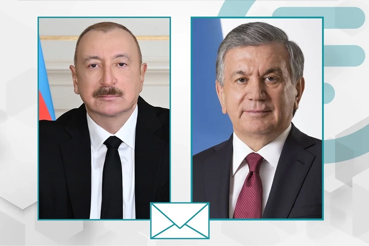 İlham Əliyev Şavkat Mirziyoyevi Özbəkistanın müstəqilliyinin 35 illiyi münasibətilə təbrik edib