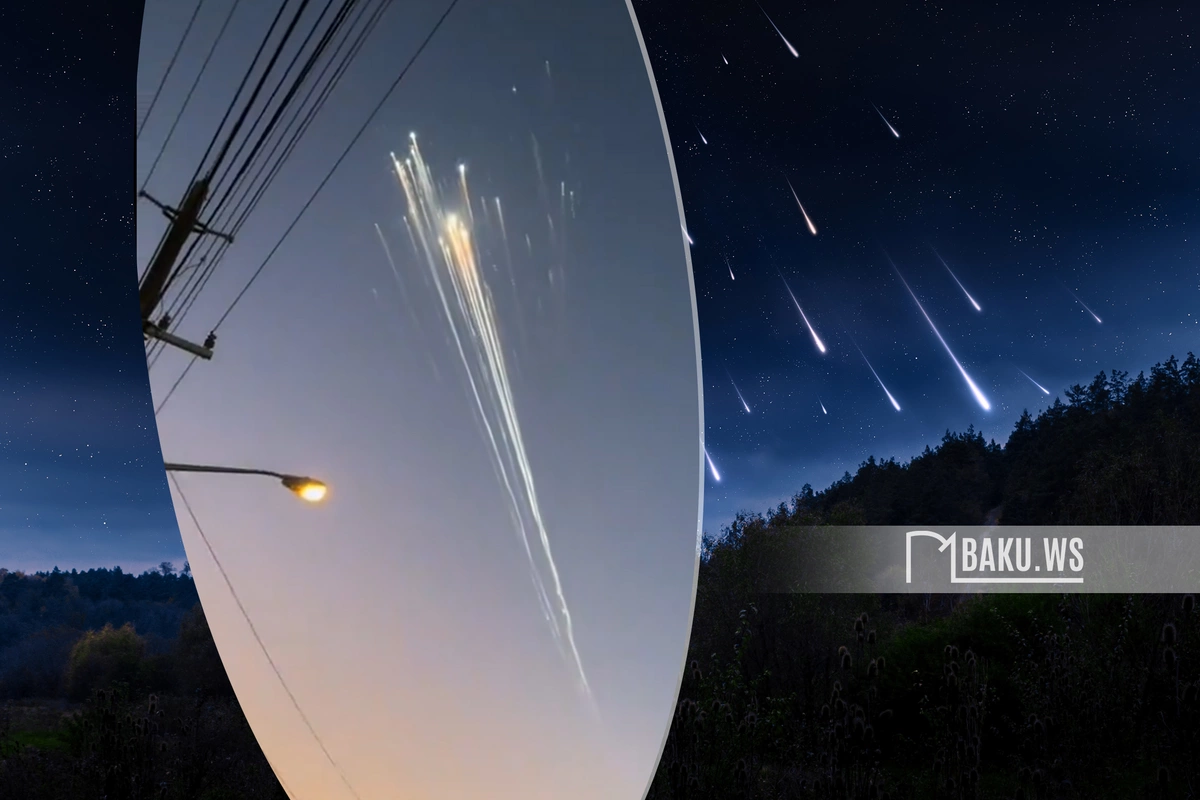 Gecə baş verən meteor yağışı Azərbaycanda belə izlənib - MARAQLI GÖRÜNTÜLƏR
