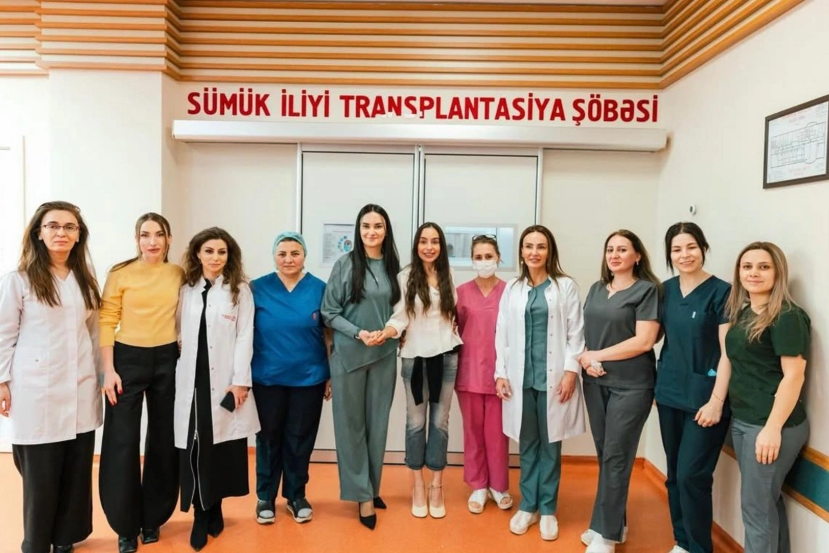 Alyona Əliyeva Talassemiya Mərkəzindən paylaşım edib