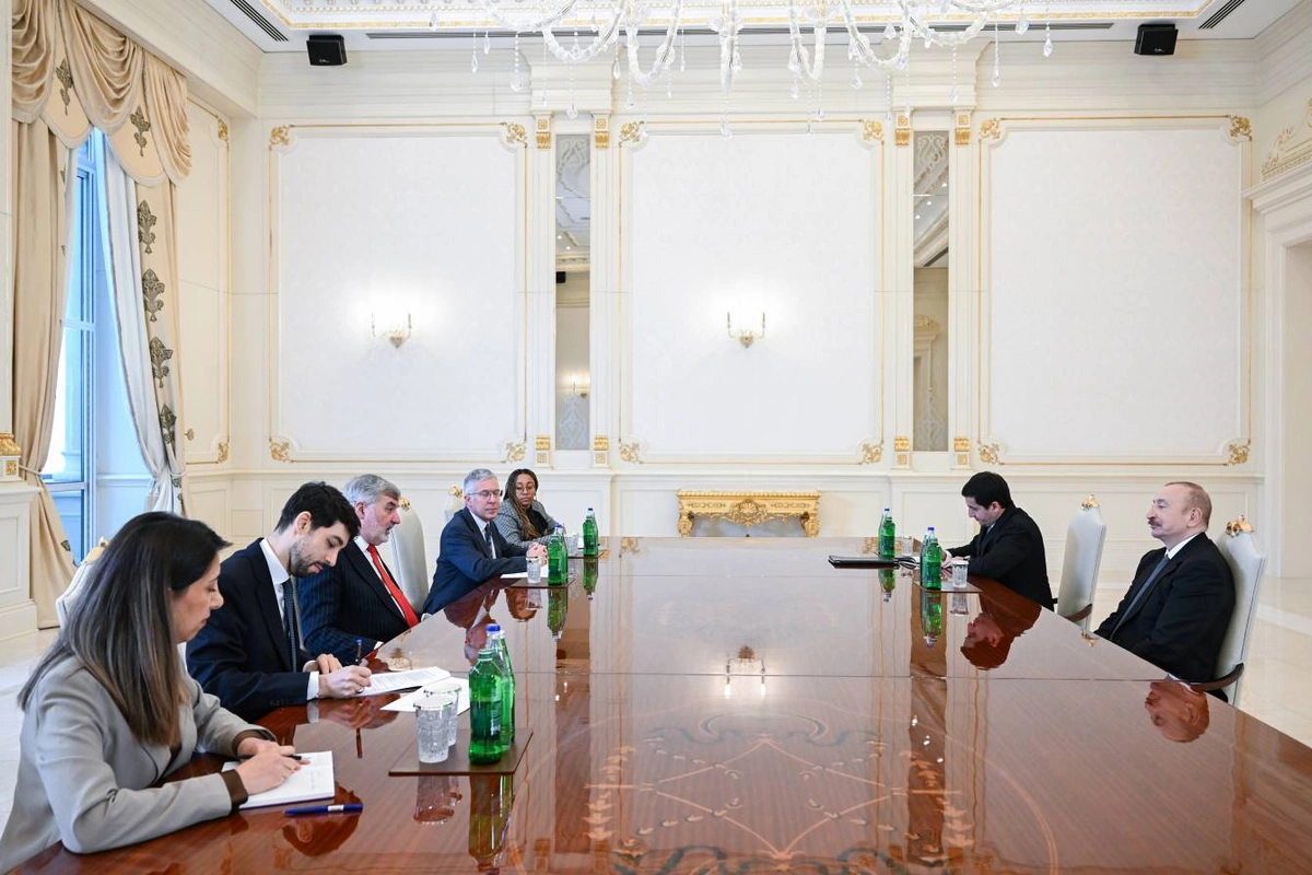 President Ilham Aliyev received the trade envoy of Great Britain