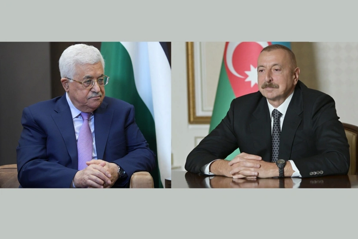 Mahmoud Abbas congratulated Ilham Aliyev