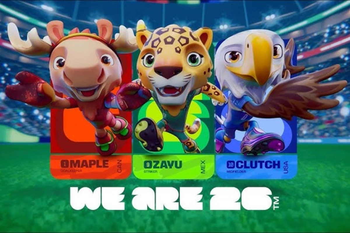 FIFA presented the mascots for the World Cup 2026: a moose, a jaguar, and a bald eagle