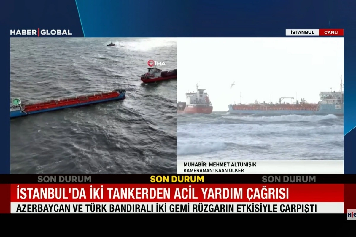 Haber Global at the site of collision between tankers under the flags of Azerbaijan and Turkey: what happened?