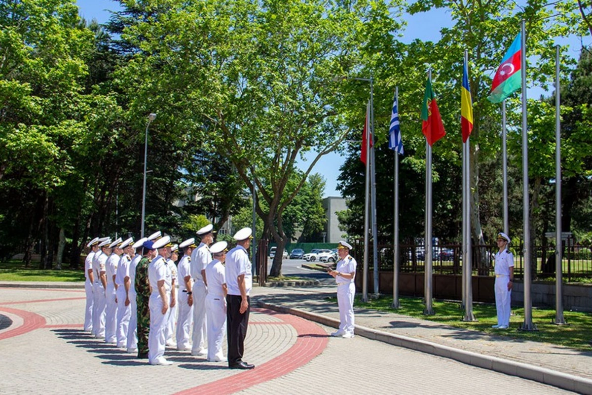 The flag of Azerbaijan has been raised at the NATO Maritime Security Center of Excellence
