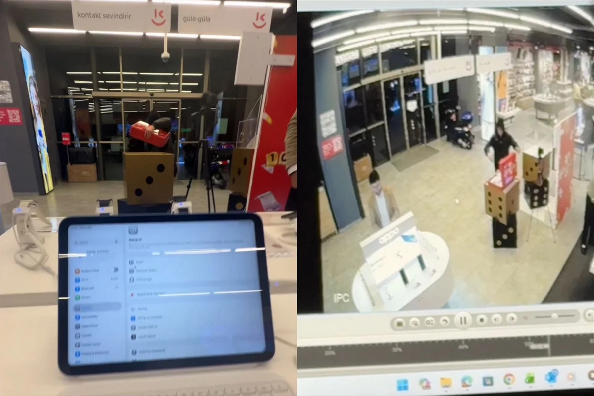 Kontakt mağazasından 100 000 manat dolu çamadan oğurlandı - HADİSƏ ANI