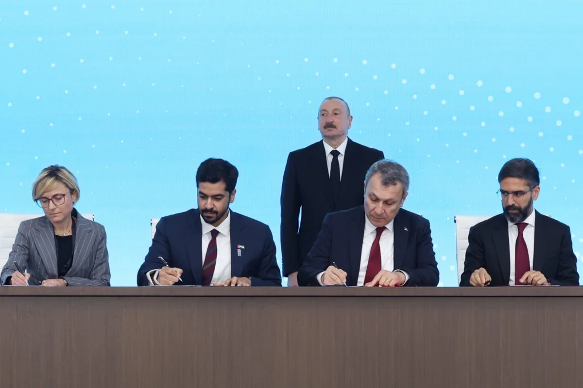 SOCAR, BOTAŞ, TotalEnergies and ADNOC signed a gas supply agreement from the Absheron field