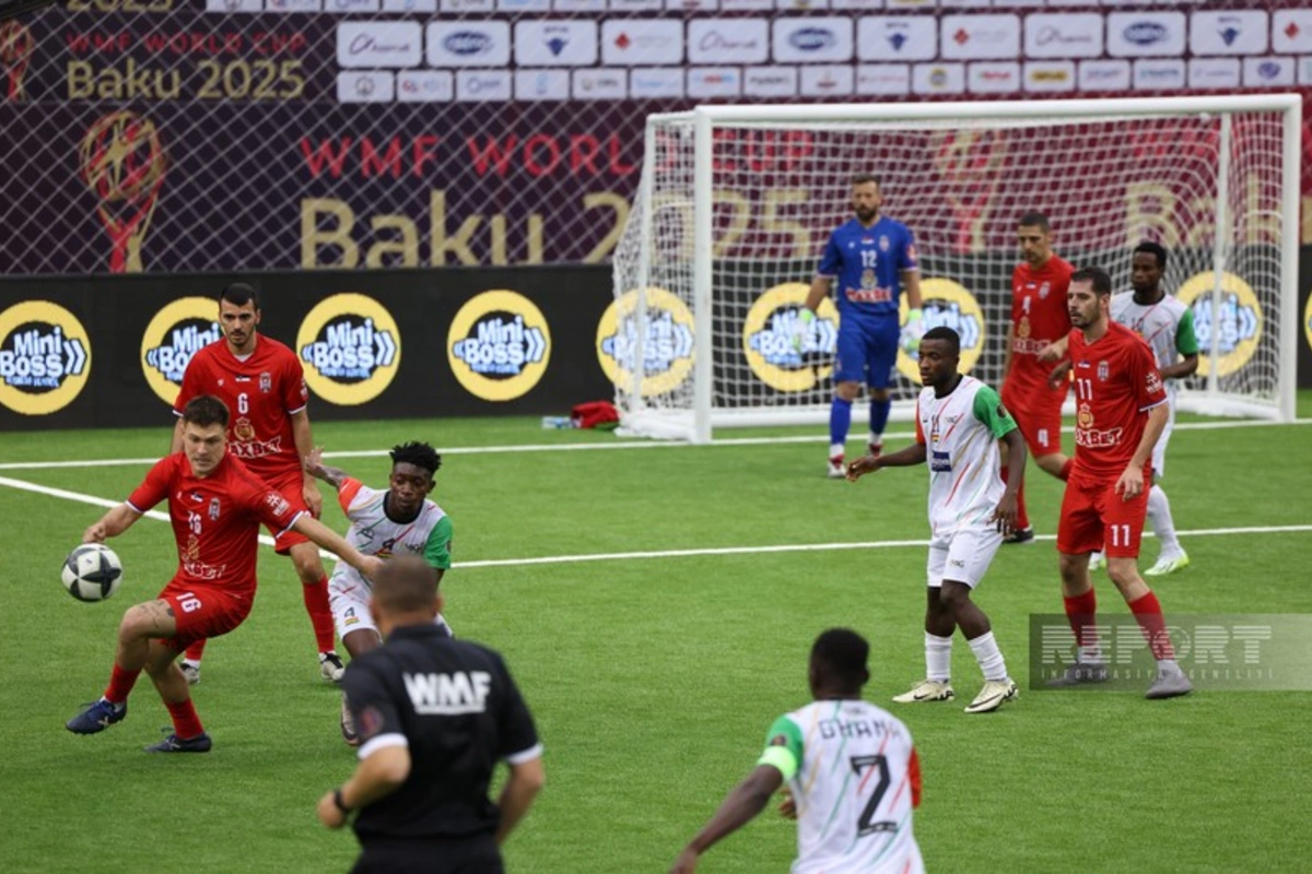 Bakıda təşkil olunan minifutbol üzrə dünya çempionatında daha bir oyun keçirilib Bakıda təşkil olunan minifutbol üzrə dünya çempionatında daha bir oyun keçirilib