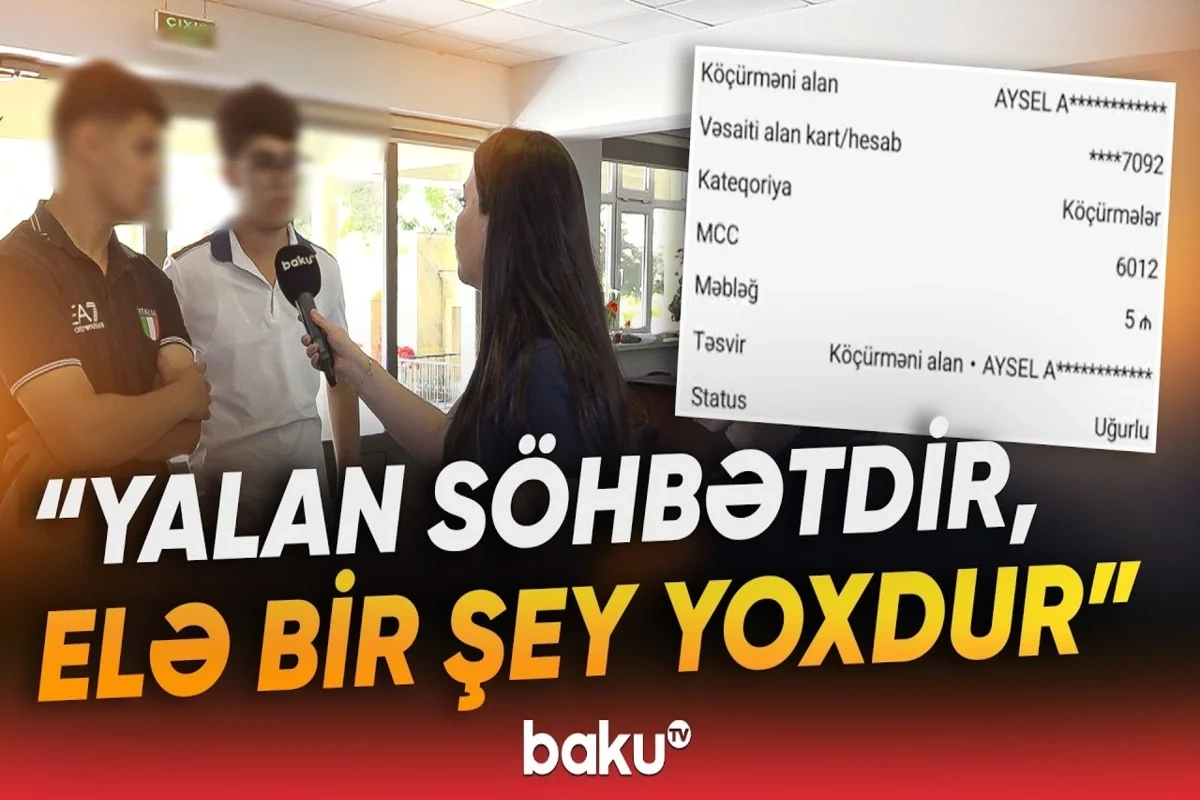 Xırdalanda məktəb-liseydə şagirdlərdən pul yığılır? - Təhsil İdarəsindən AÇIQLAMA