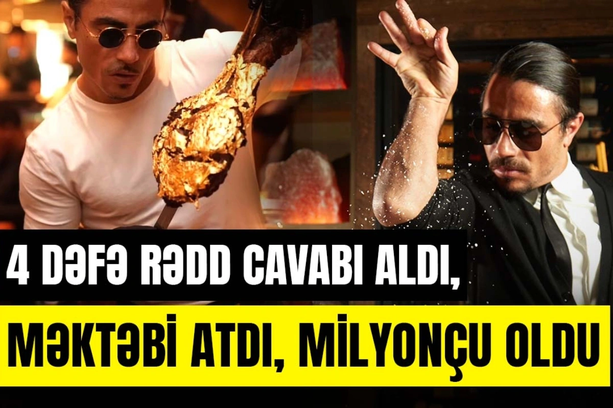 Türkiyəli məşhur aşpaz Nüsret necə milyonçu oldu? Türkiyəli məşhur aşpaz Nüsret necə milyonçu oldu?