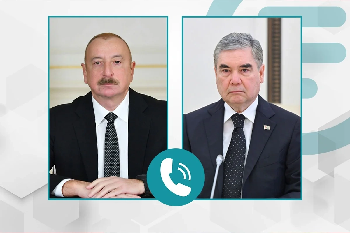 İlham Əliyevlə Qurbanqulu Berdiməhəmmədov arasında telefon danışığı baş tutub
