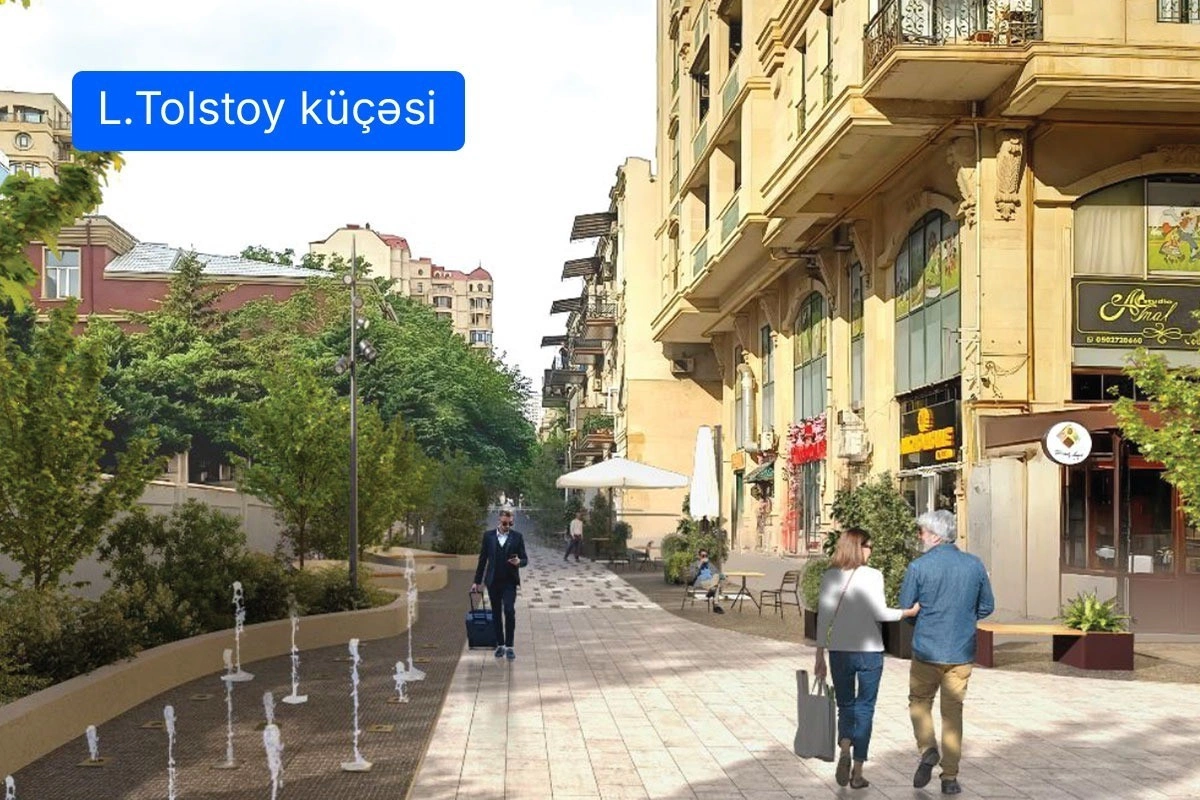 Bakının mərkəzində daha 5 küçə piyadalaşdırılır