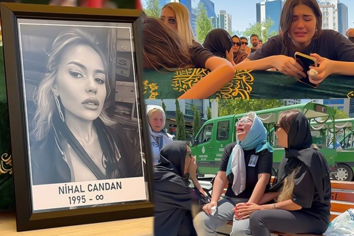 Nihal Candanın yas mərasimindən ürəkağrıdan görüntülər Nihal Candanın yas mərasimindən ürəkağrıdan görüntülər