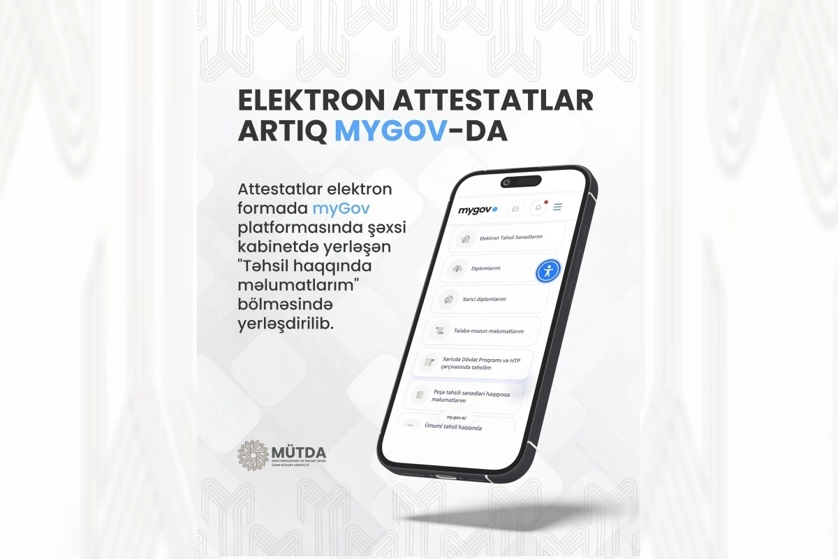 300 min məzunun attestatı elektron formada hazırlanıb