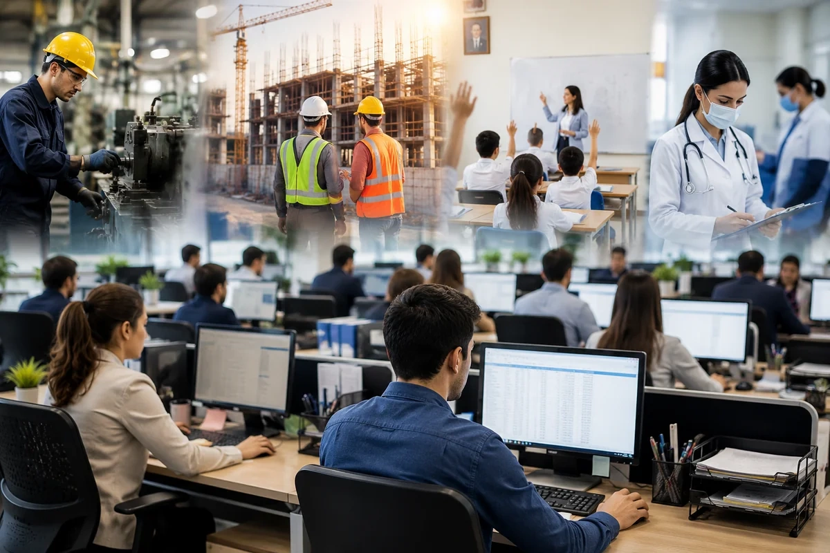 Azərbaycanda muzdla çalışanların sayı 1,79 milyonu ötüb