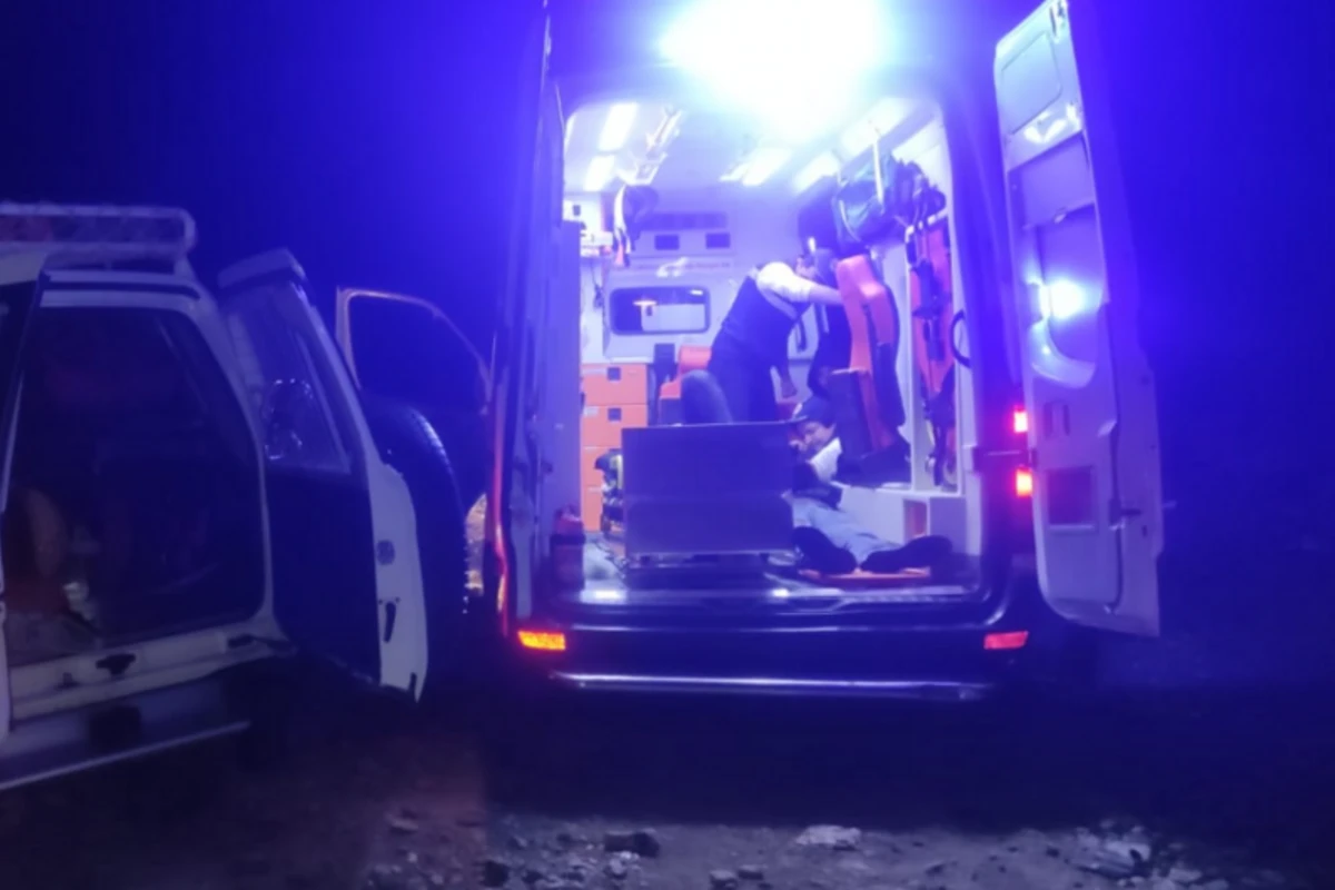 Azərbaycanda dəhşətli qəza - 1 ölü, 5 yaralı Azərbaycanda dəhşətli qəza - 1 ölü, 5 yaralı