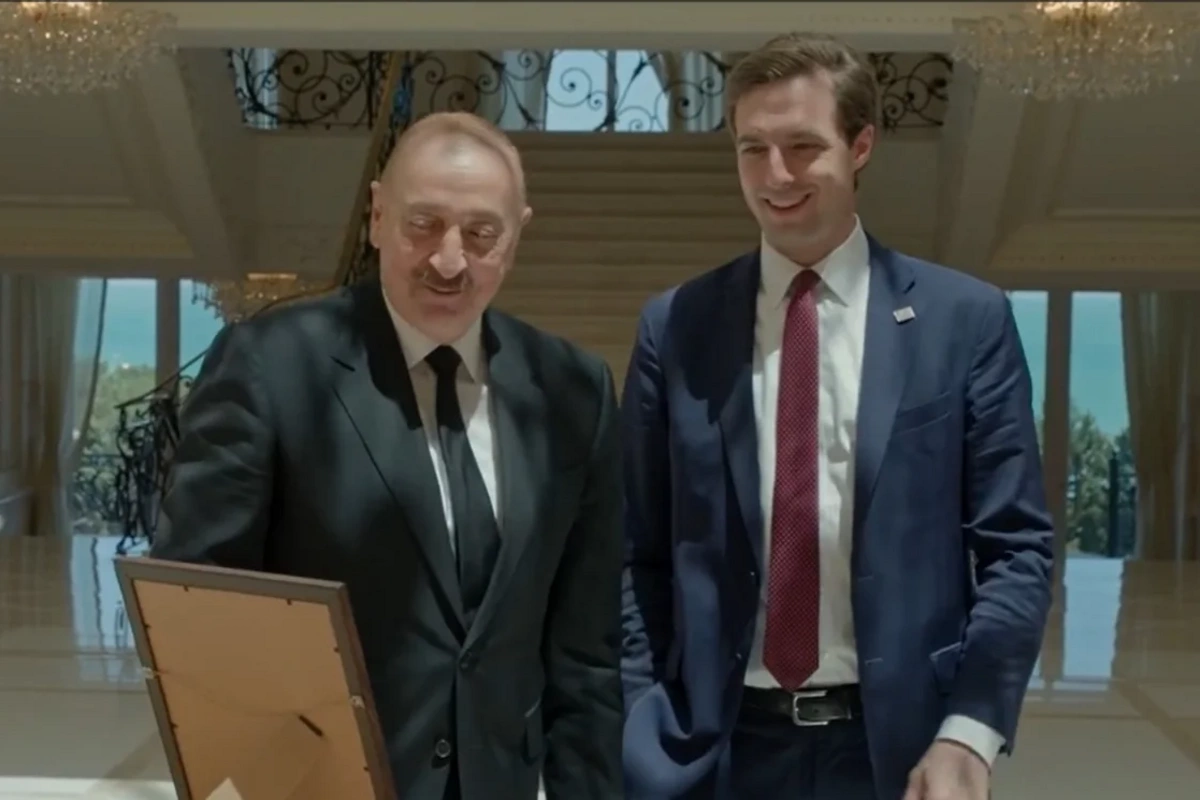 Ilham Aliyev showed the US Assistant Secretary of State a gift from Donald Trump