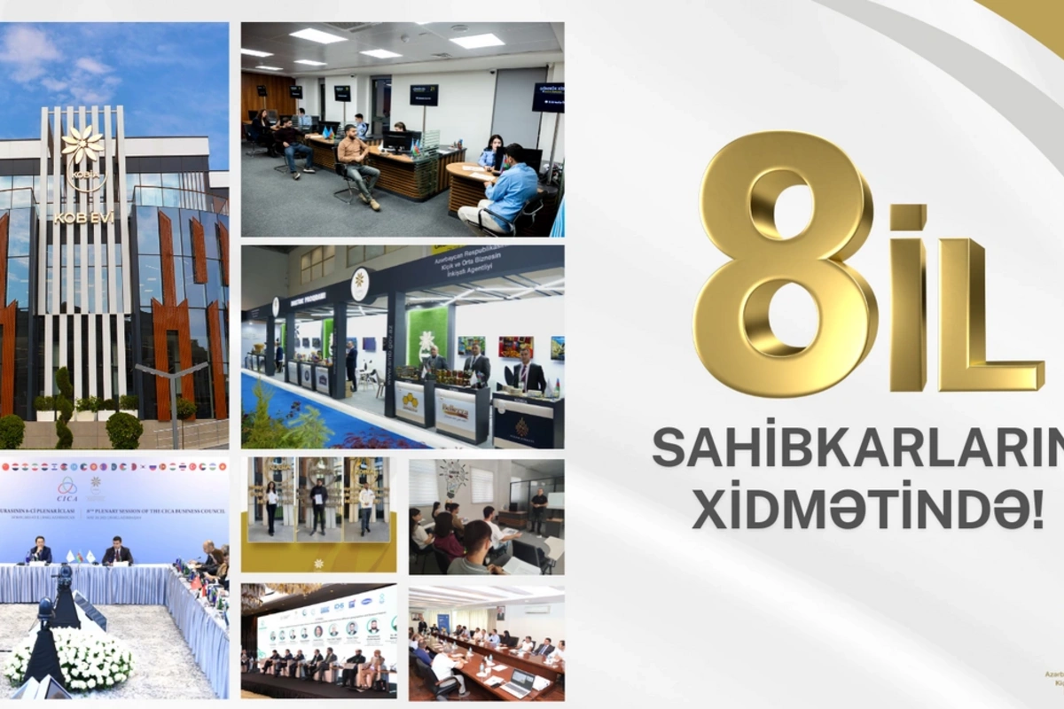 KOB-lara dəstək və xidmətlərin göstərilməsi üzrə ixtisaslaşmış KOBİA-nın yaranmasından səkkiz il ötür