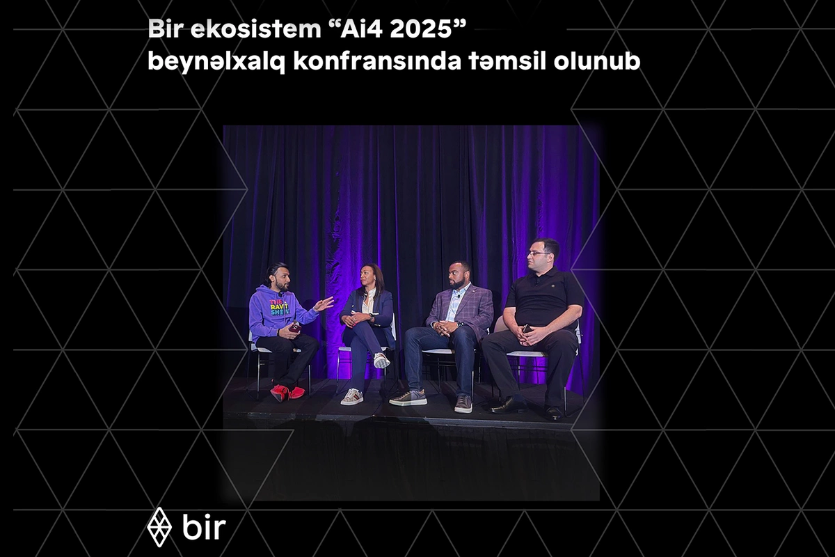 Bir ekosistem Ai4 2025 beynəlxalq konfransında təmsil olunub