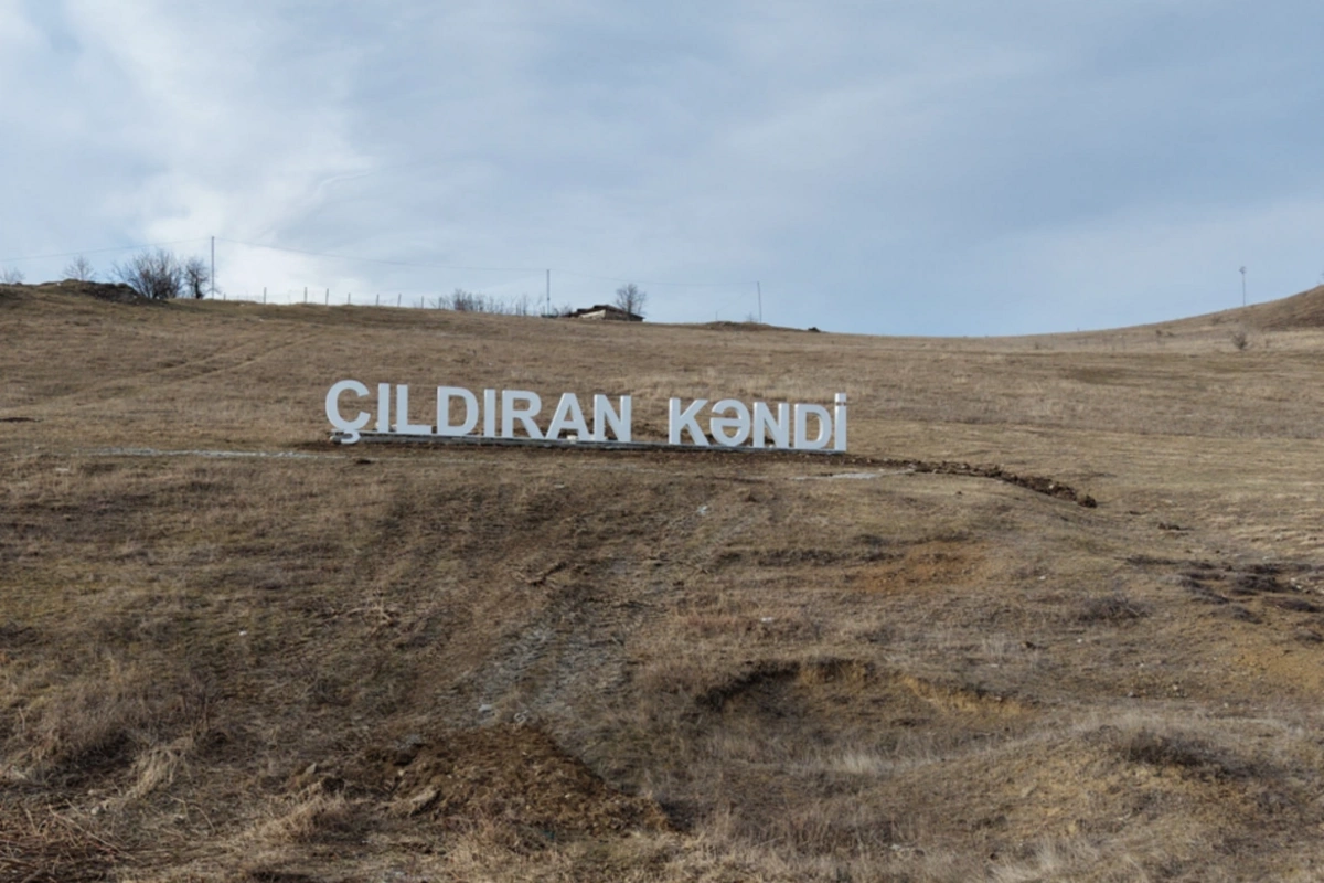 President Ilham Aliyev got acquainted with the work done in the village of Chyldyran in the Agderin district