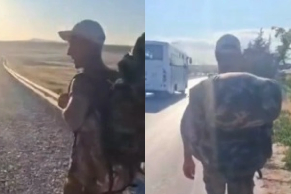 Əhd elədi, xaricdən qayıdıb Bakıdan Laçına piyada getdi Əhd elədi, xaricdən qayıdıb Bakıdan Laçına piyada getdi