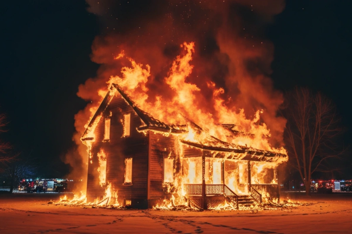 İmişlidə yanmış evdə bıçaqlanmış kişi meyiti tapıldı: Şübhəli bilinən qadın saxlanıldı