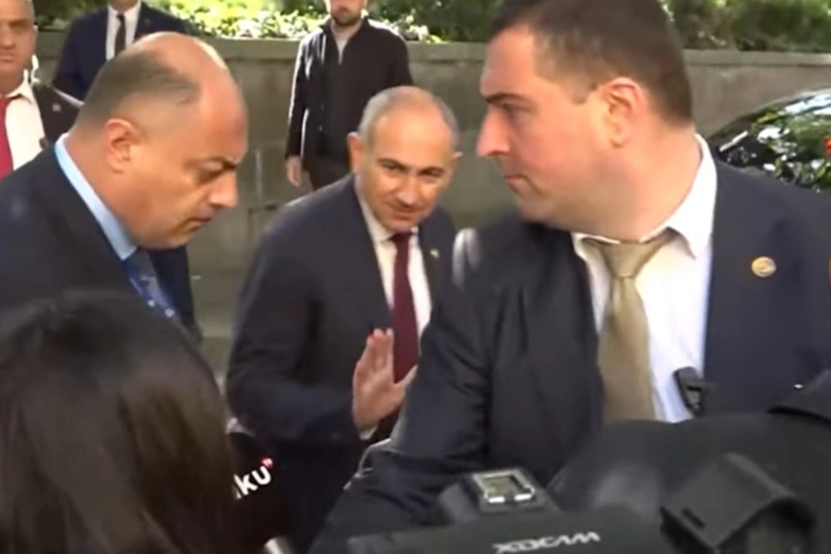Pashinyan ran away from the Baku TV camera