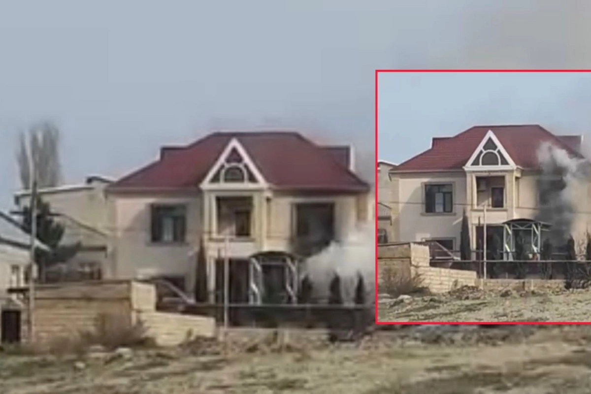 Masazırda evdə yanğın baş verib