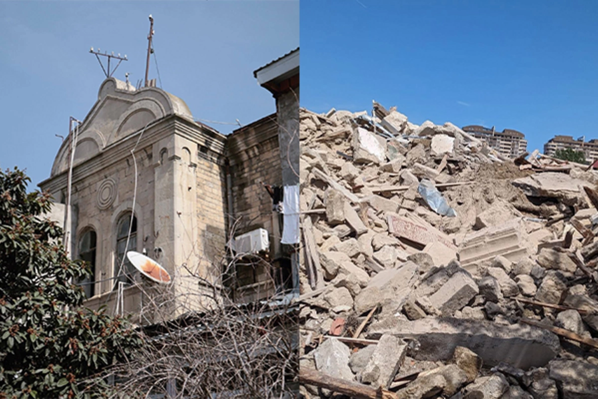 Bakıda 128 yaşlı tarixi bina sökülüb?