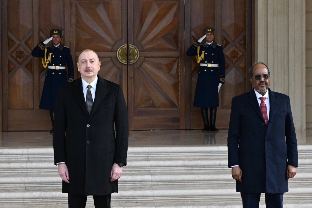 Official Welcome Ceremony for the President of Somalia Was Held