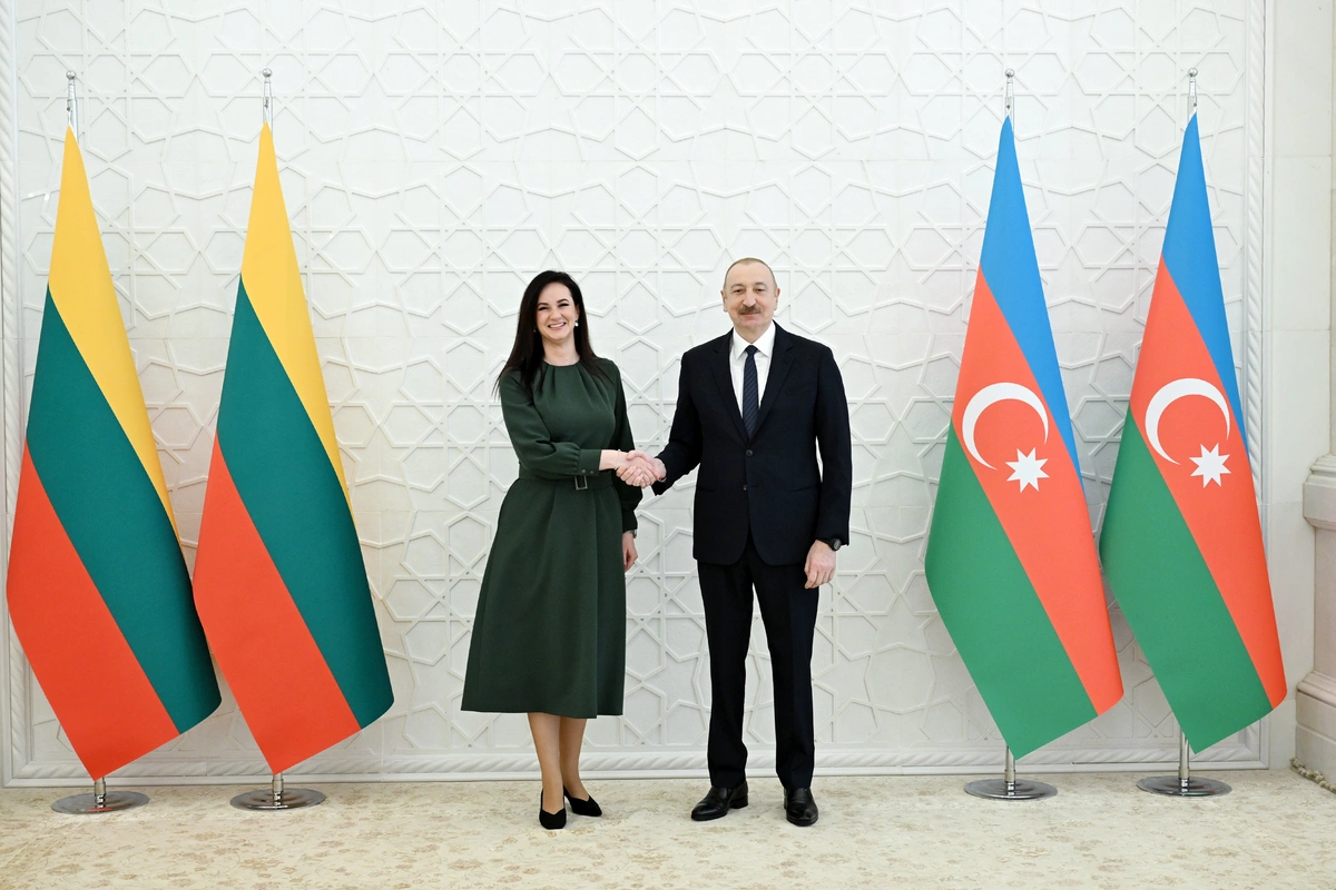 İlham Əliyev Litvanın Baş nazirini qəbul edib