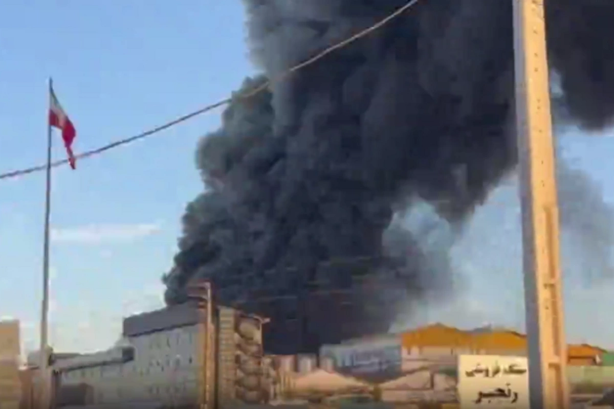 İranda süd məhsulları fabrikində YANĞIN