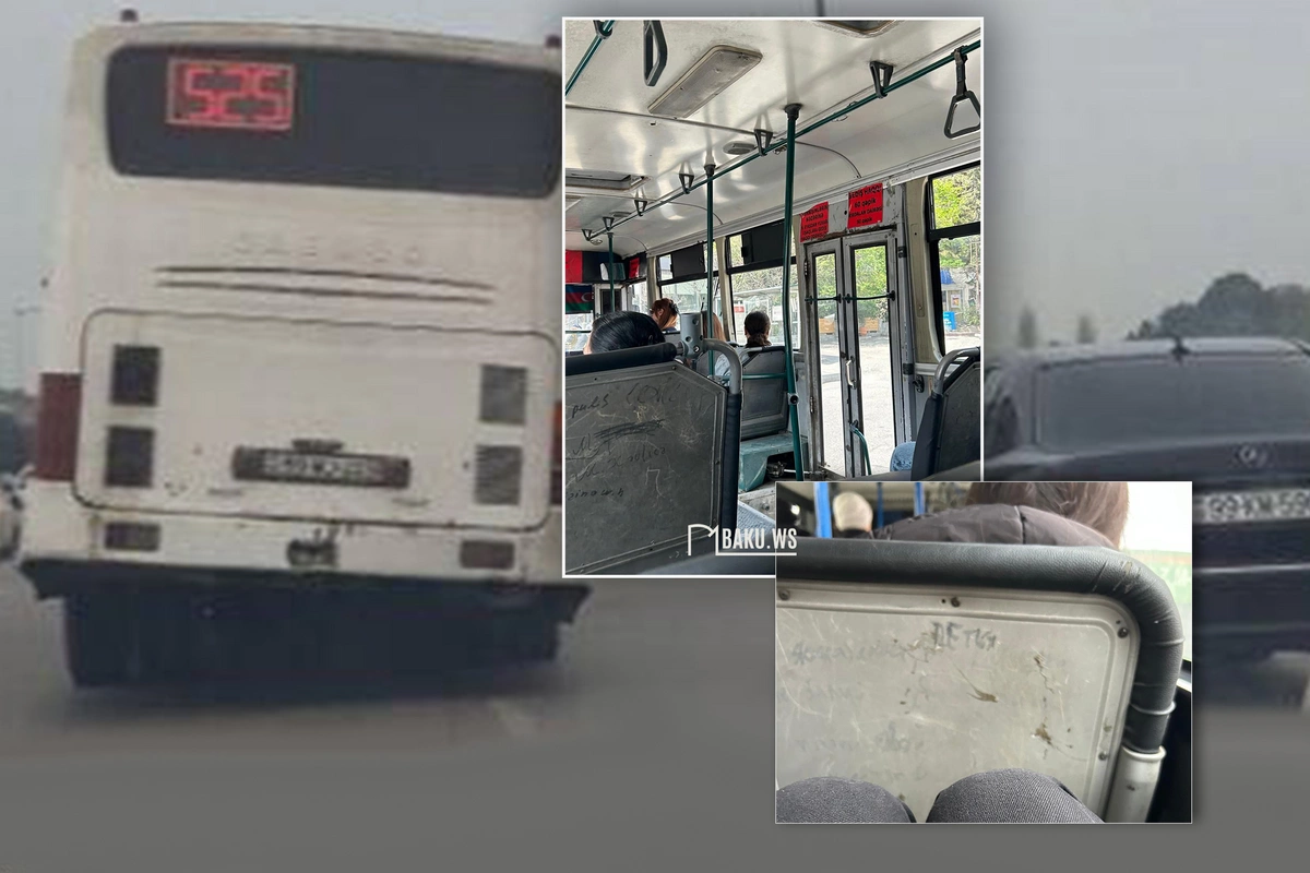 Masazır sakinləri 525 nömrəli avtobusdan narazıdır - Çox natəmizdir