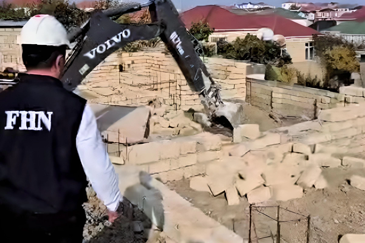 Masazırda qanunsuz tikinti sökülüb