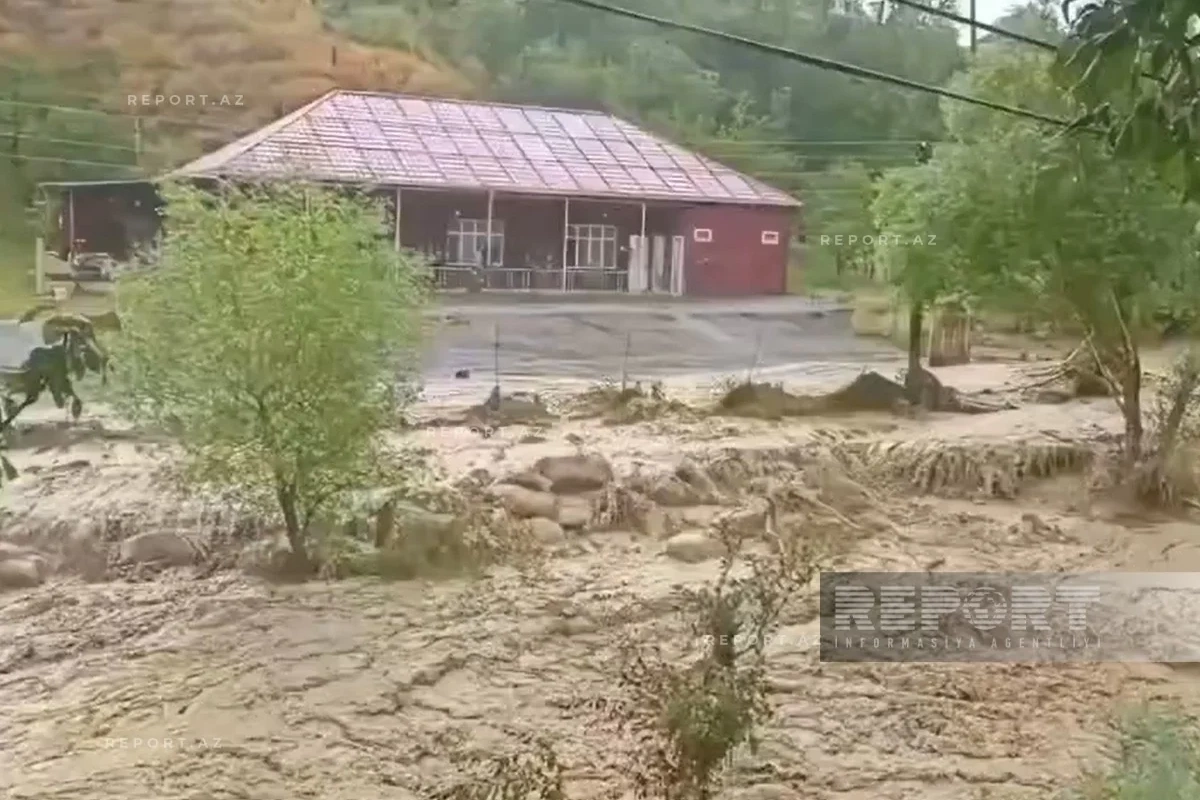 Naxçıvanın bəzi çaylarından sel keçir