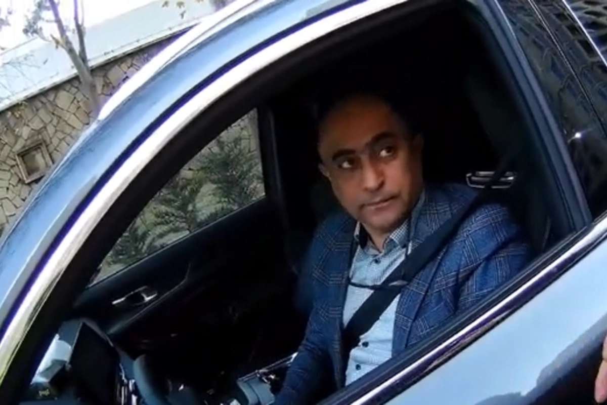 Piyadaya yol verməyən sürücü saxlanılıb - VİDEO